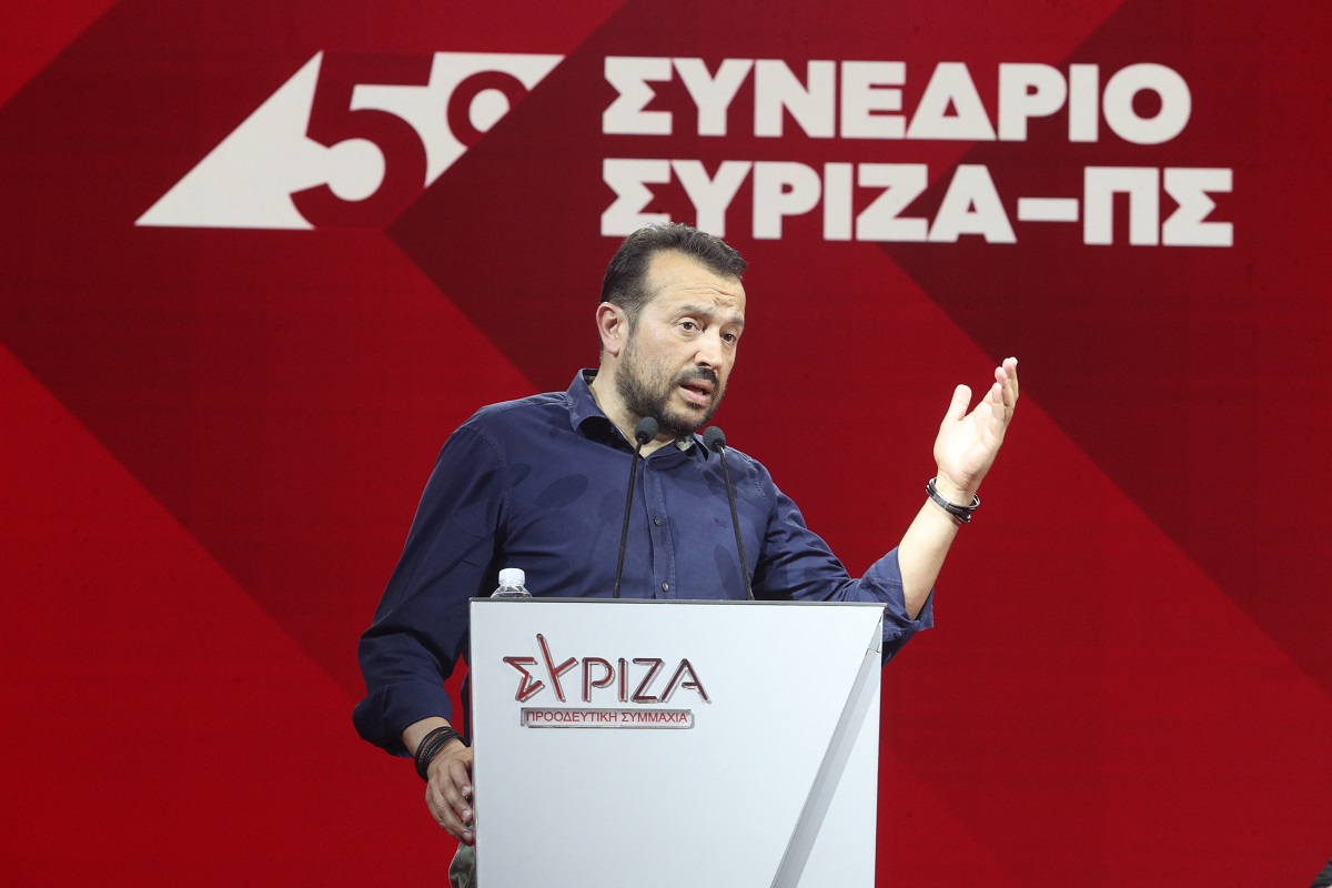 Νίκος Παππάς στο συνέδριο του ΣΥΡΙΖΑ