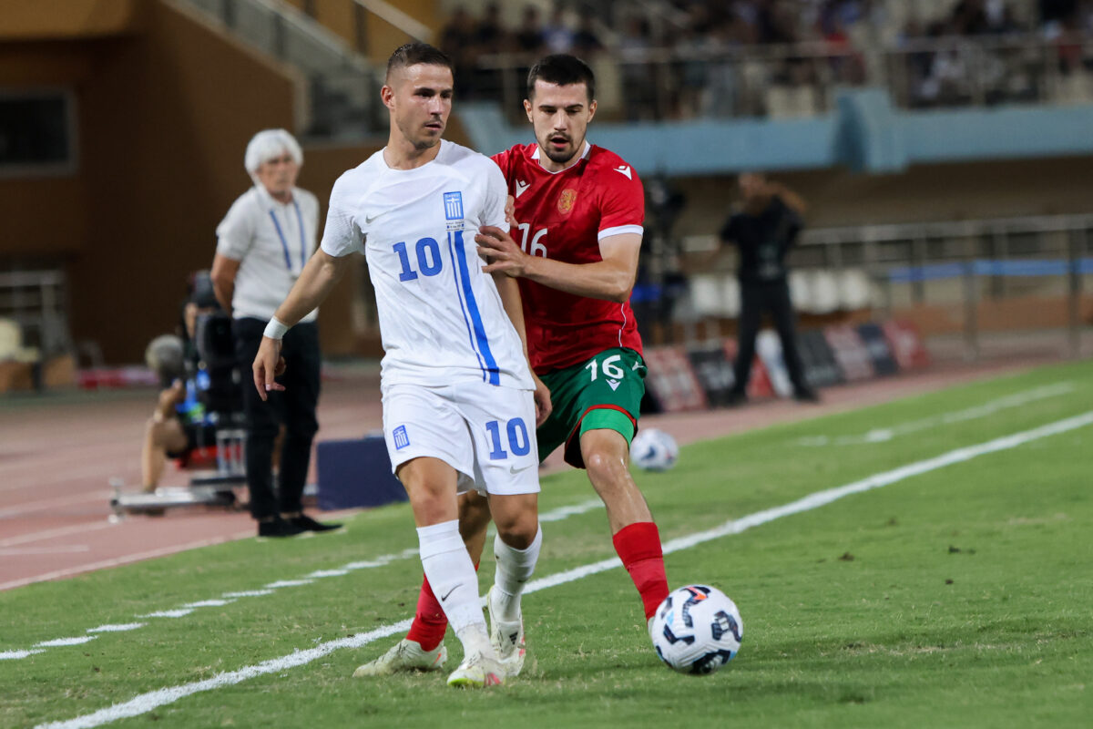Ο Δημήτρης Πέλκας κόντρα στη Βουλγαρία