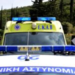 Περιπολικό και ασθενοφόρο