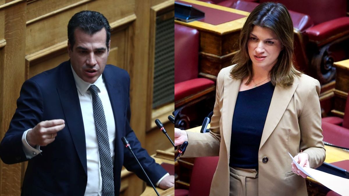 Ο Θάνος Πλεύρης και η Κατερίνα Νοτοπούλου
