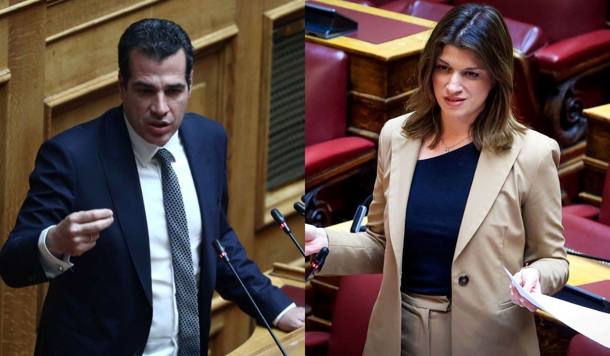 Ο Θάνος Πλεύρης και η Κατερίνα Νοτοπούλου