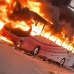 Λιβύη: Οπαδοί έκαναν «ντου» σε κεκλεισμένων των θυρών αγώνα και πυρπόλησαν το πούλμαν των φιλοξενούμενων