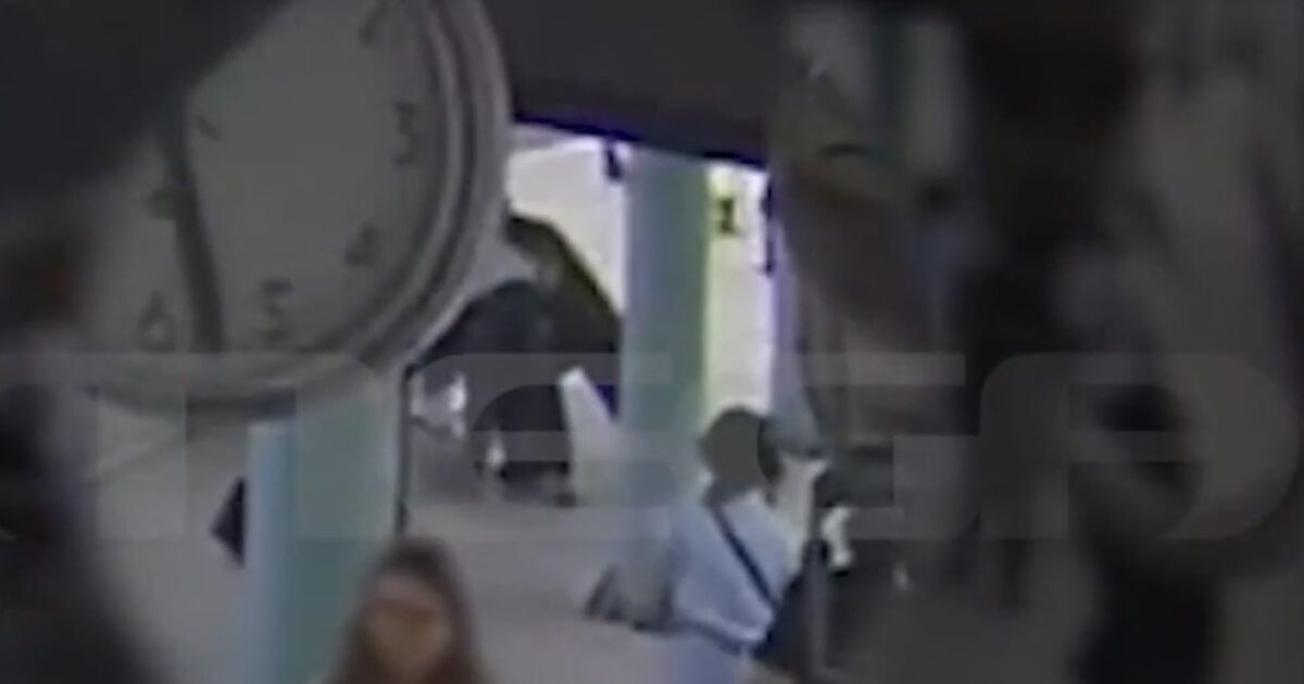 Train: Video Documentary by 46 -year -old arrest – tried to stab a woman