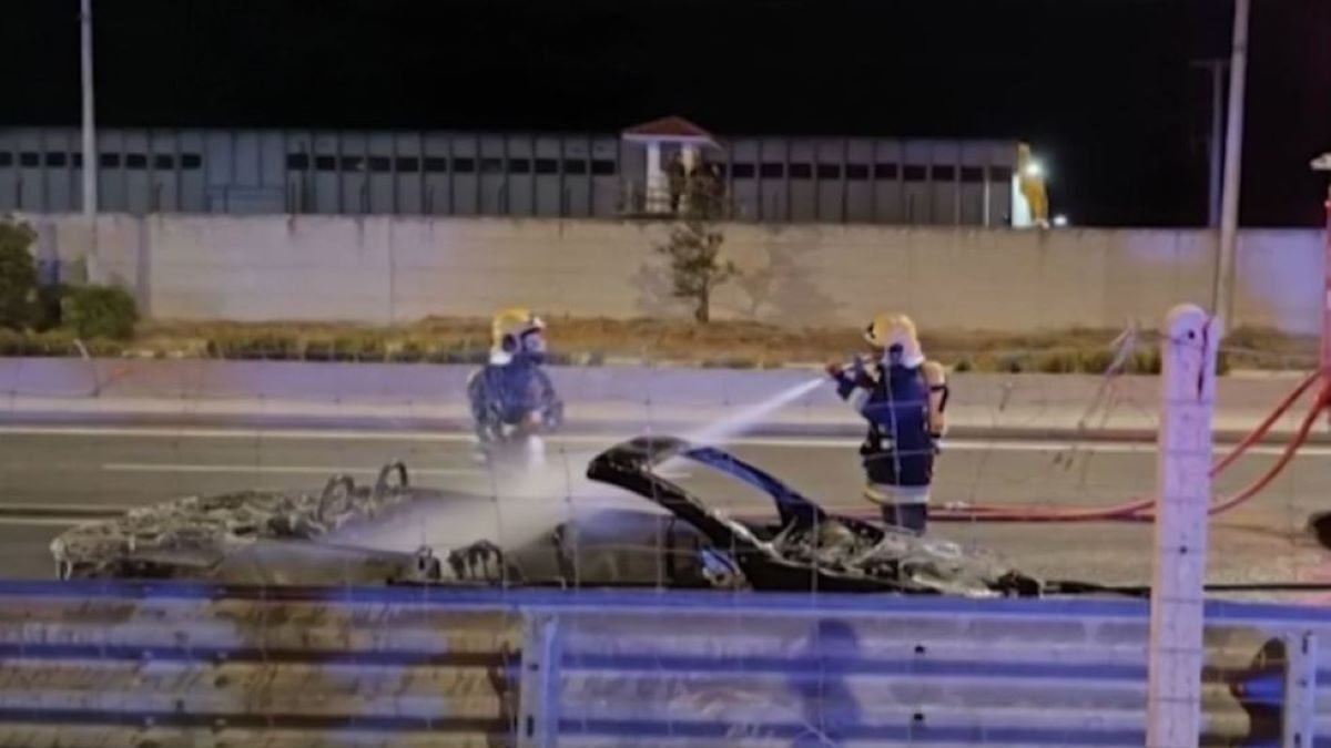 Τροχαίο στην Αθηνών - Λαμίας κατά τη διάρκεια κατάσβεσης φωτιάς