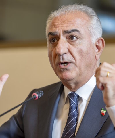 Ο πρίγκιπας Reza Pahlavi, γιος του εκλιπόντος Σάχη του Ιράν, Mohammad-Reza Pahlavi