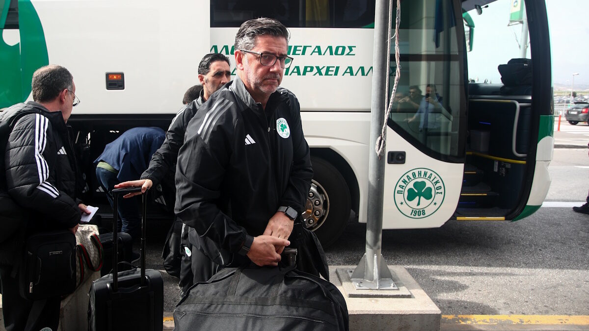 Ο προπονητής του Παναθηναϊκού, Ρουί Βιτόρια (ΦΩΤΟ ΘΑΝΑΣΗΣ ΔΗΜΟΠΟΥΛΟΣ