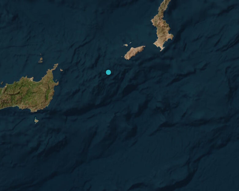 Σεισμός 3,2 Ρίχτερ ανοιχτά από την Κάσο –  11,9 χιλιόμετρα το εστιακό βάθος