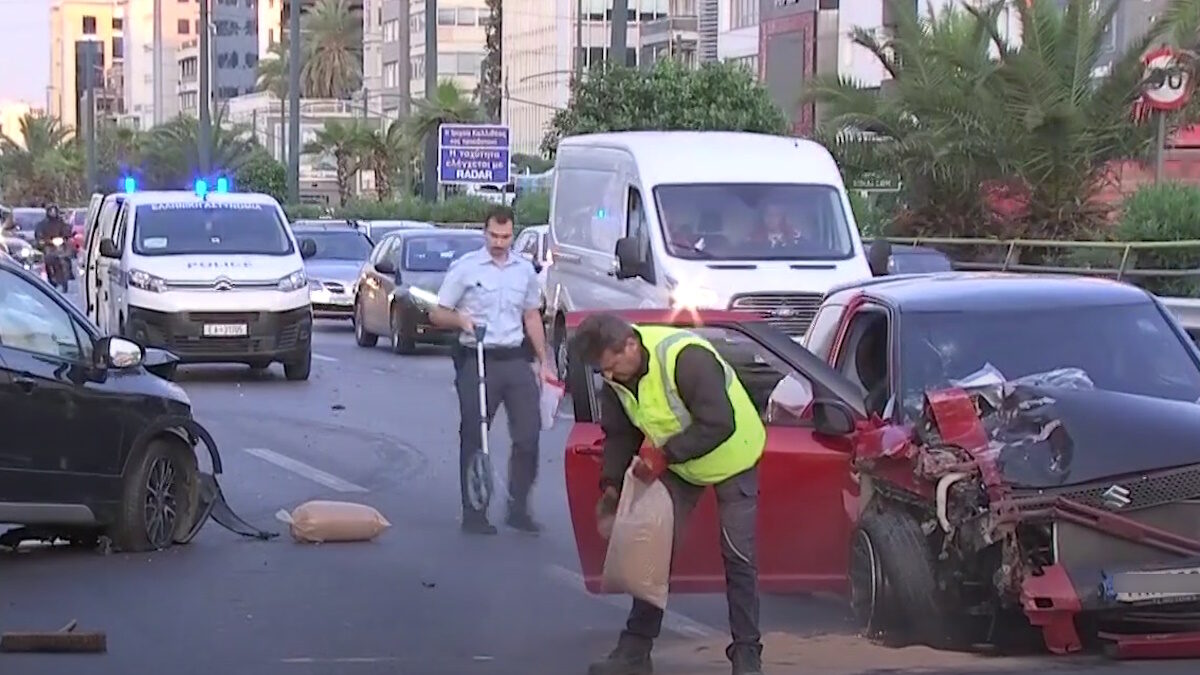 Το τροχαίο στη Λεωφόρο Συγγρού