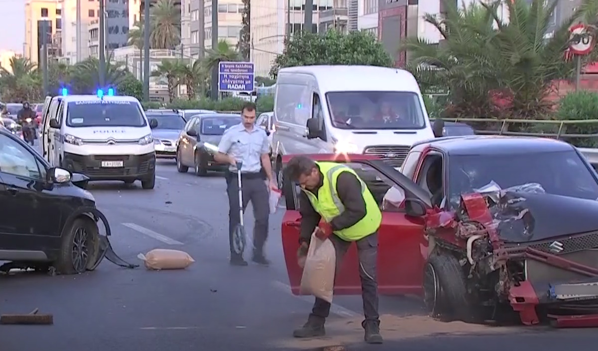 Το τροχαίο στη Λεωφόρο Συγγρού