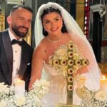 Ο Μανώλης Σιώπης με τη σύζυγό του πλέον, Ειρήνη Ντέλια