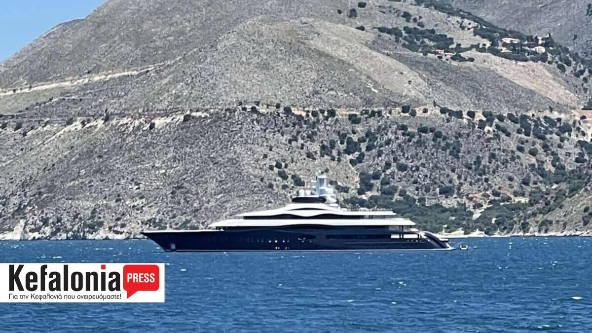 Το γιοτ του Μαρκ Ζούκερμπεργκ ανοιχτά της Κεφαλονιάς