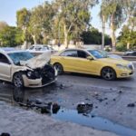 Τροχαίο στην Ποσειδώνος με σύγκρουση ταξί και απορριμματοφόροΥ