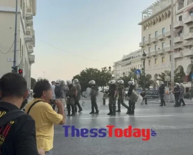 Ένταση στη Θεσσαλονίκη