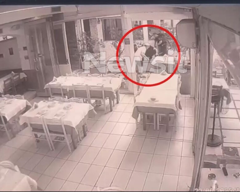 Θεσσαλονίκη: Νέο βίντεο από την επίθεση του Ισπανού «σαμουράι» με σπαθί σε θαμώνα ταβέρνας