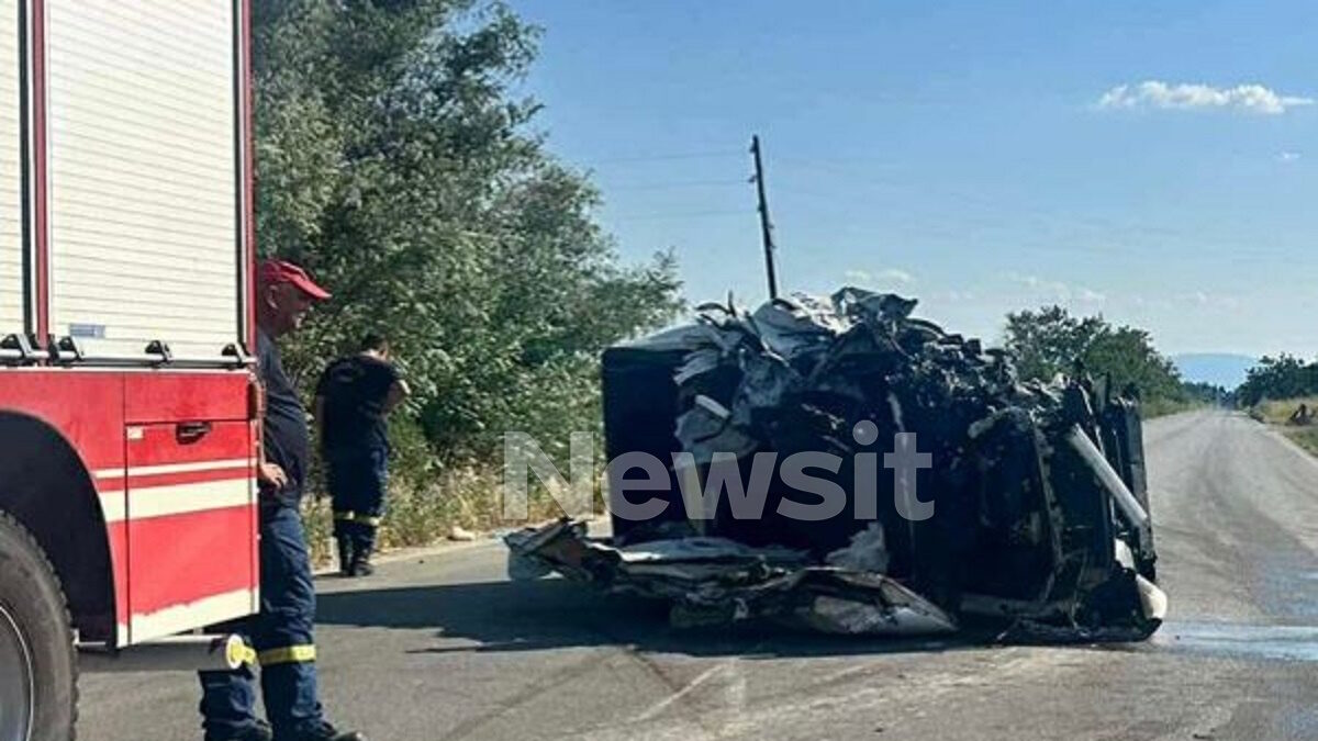 Το αυτοκίνητο μετά το τροχαίο