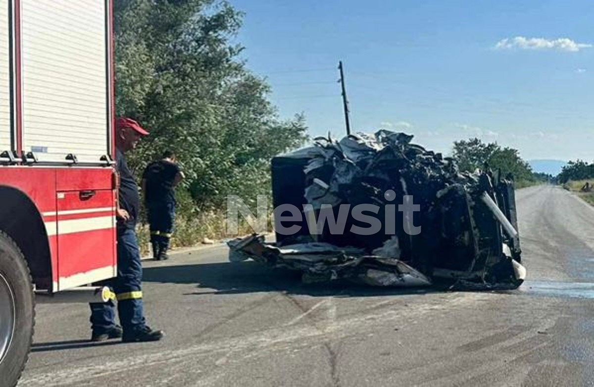 Το αυτοκίνητο μετά το τροχαίο