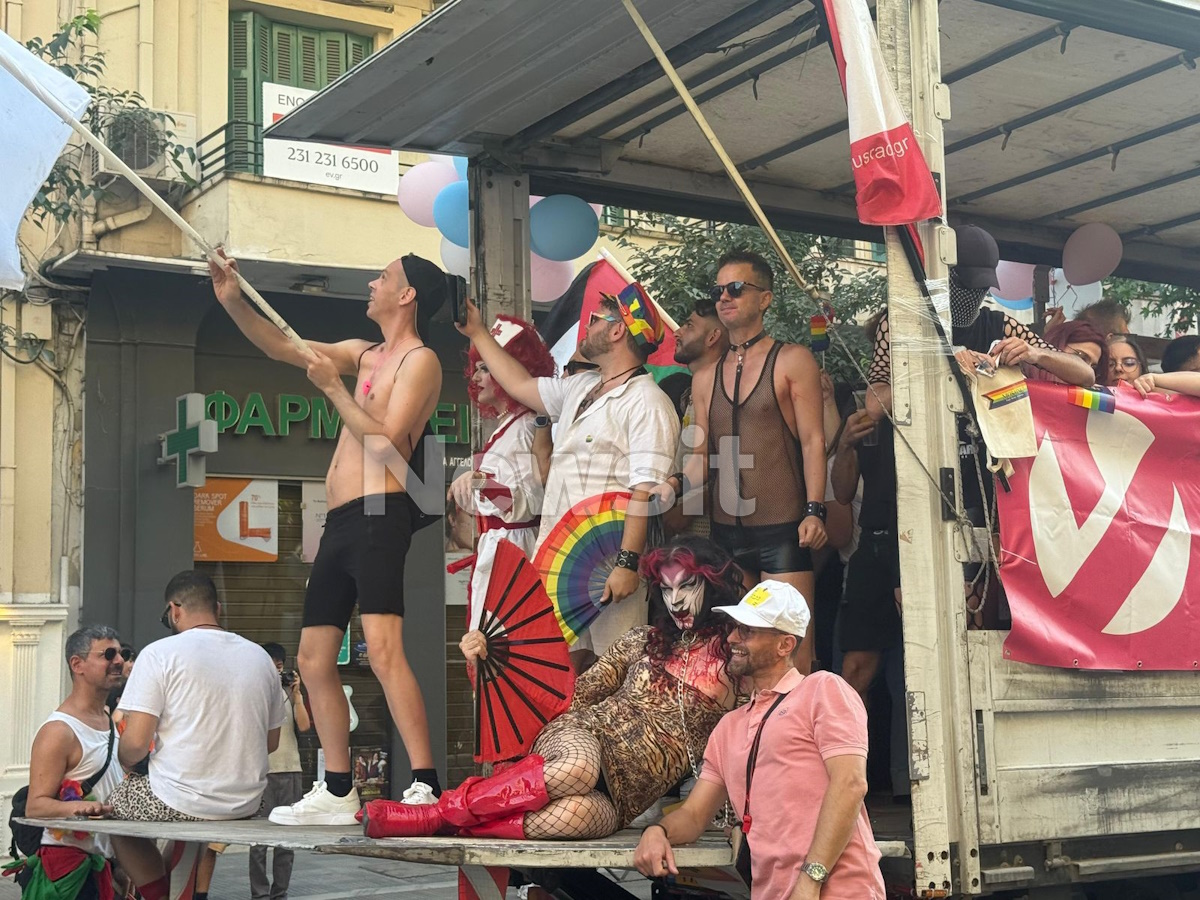 LGBTQI+ community pride parade as part of Thessaloniki Pride
