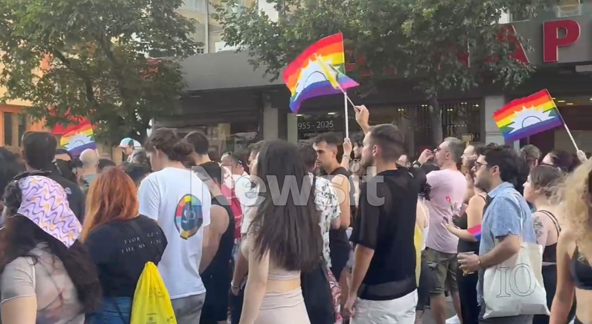 LGBTQI+ community pride parade as part of Thessaloniki Pride
