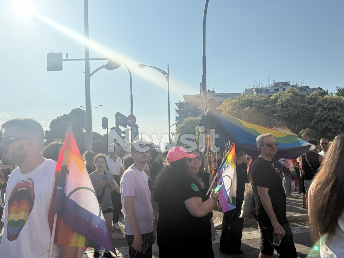 LGBTQI+ community pride parade as part of Thessaloniki Pride