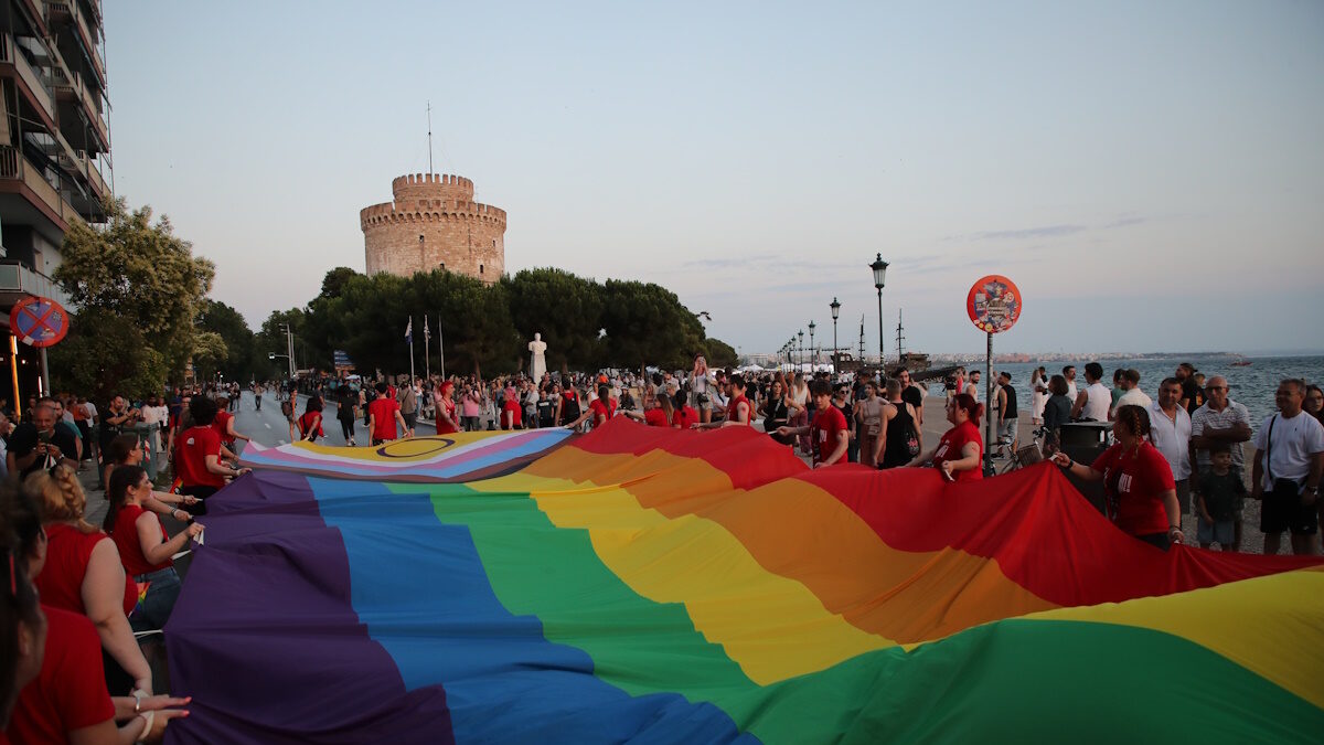 Παρέλαση υπερηφάνειας της LGBTQI+ κοινότητας στα πλαίσια του Thessaloniki Pride