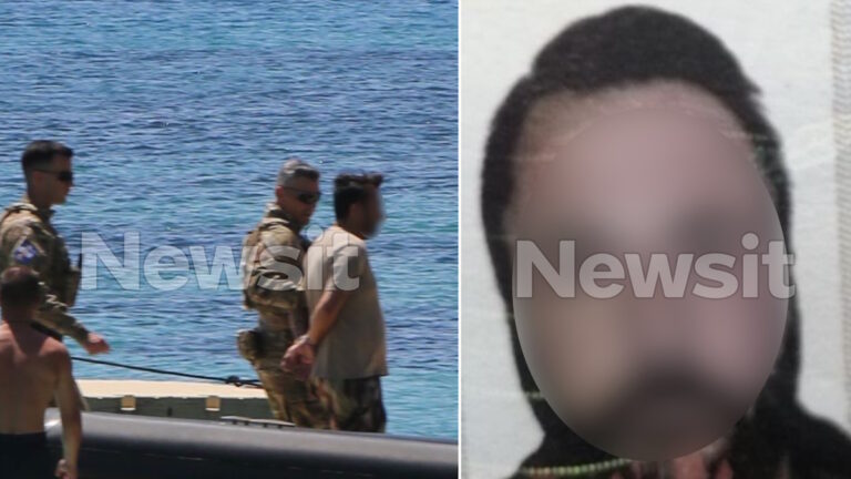 Η στιγμή της σύλληψης του Τούρκου
