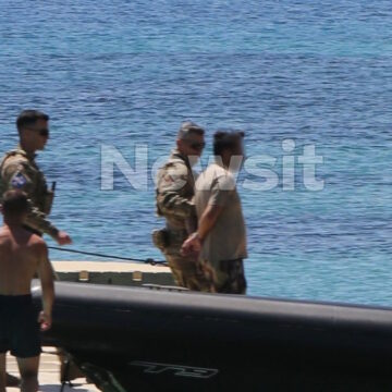 Η στιγμή της σύλληψης του Τούρκου