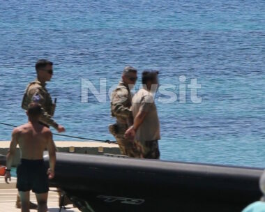 Η στιγμή της σύλληψης του Τούρκου