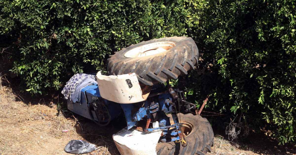 Heraklion: Dead 75 -year -old who was struck by his tractor