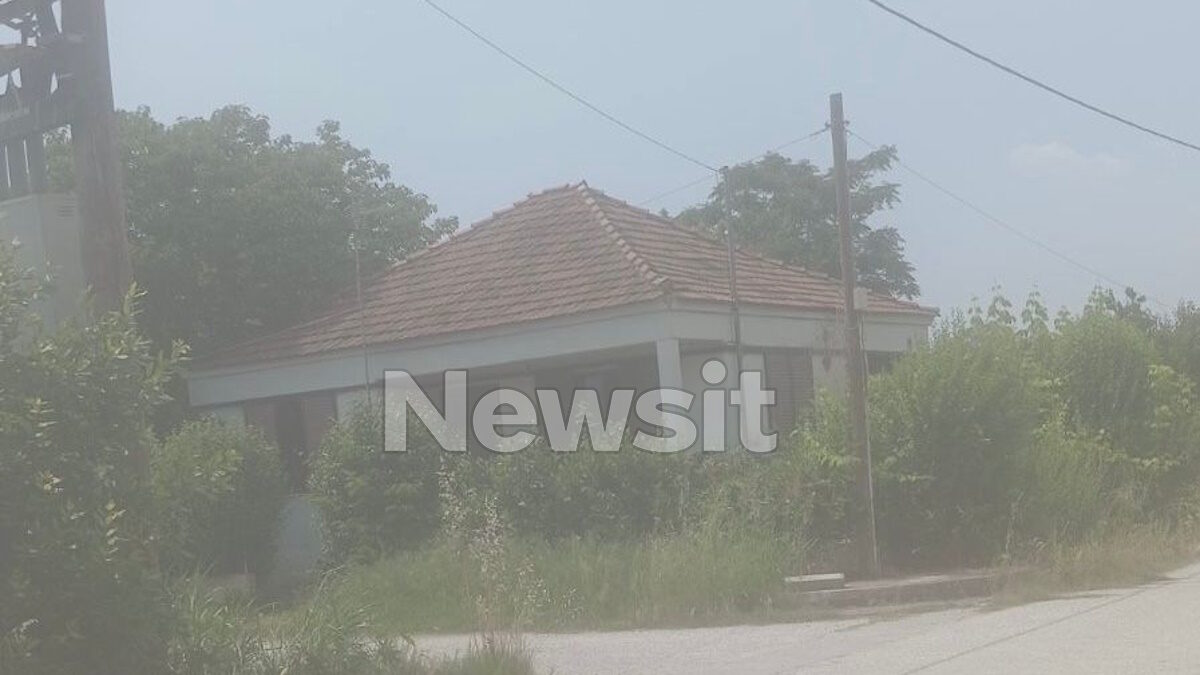 Το σπίτι της 83χρονης και του 55χρονου στα Τρίκαλα