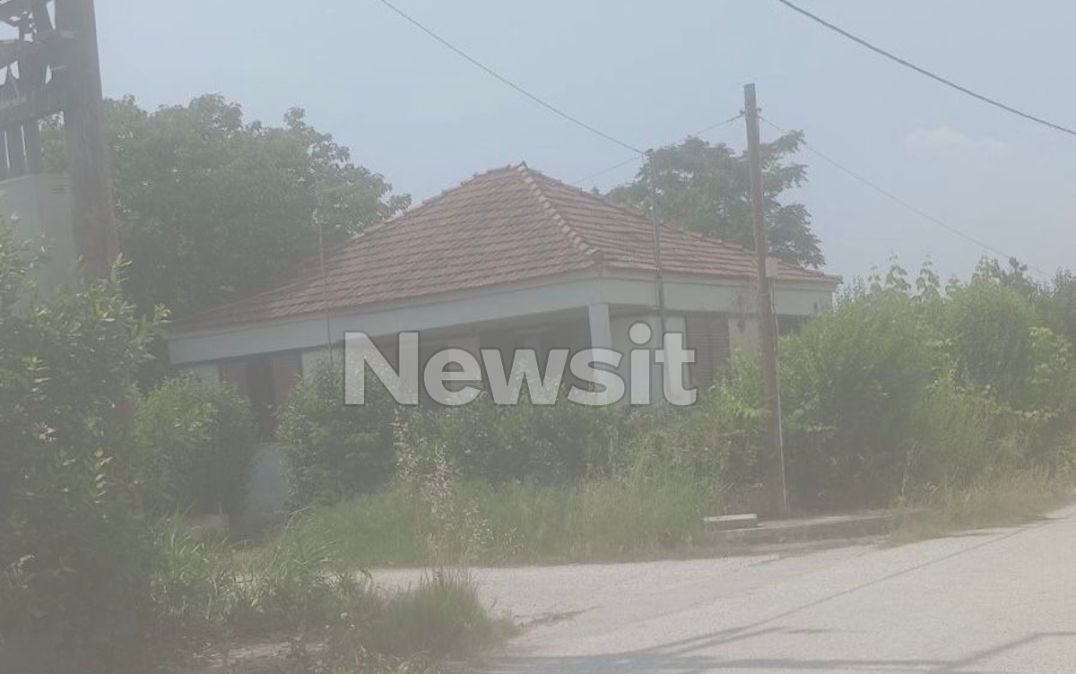 Το σπίτι της 83χρονης και του 55χρονου στα Τρίκαλα