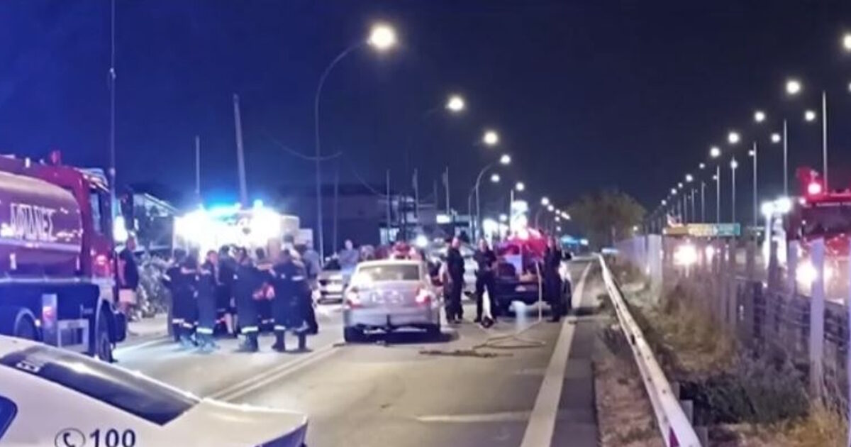 Fire Volunteer was dragged by a car at the time of fire in Athens – Lamia