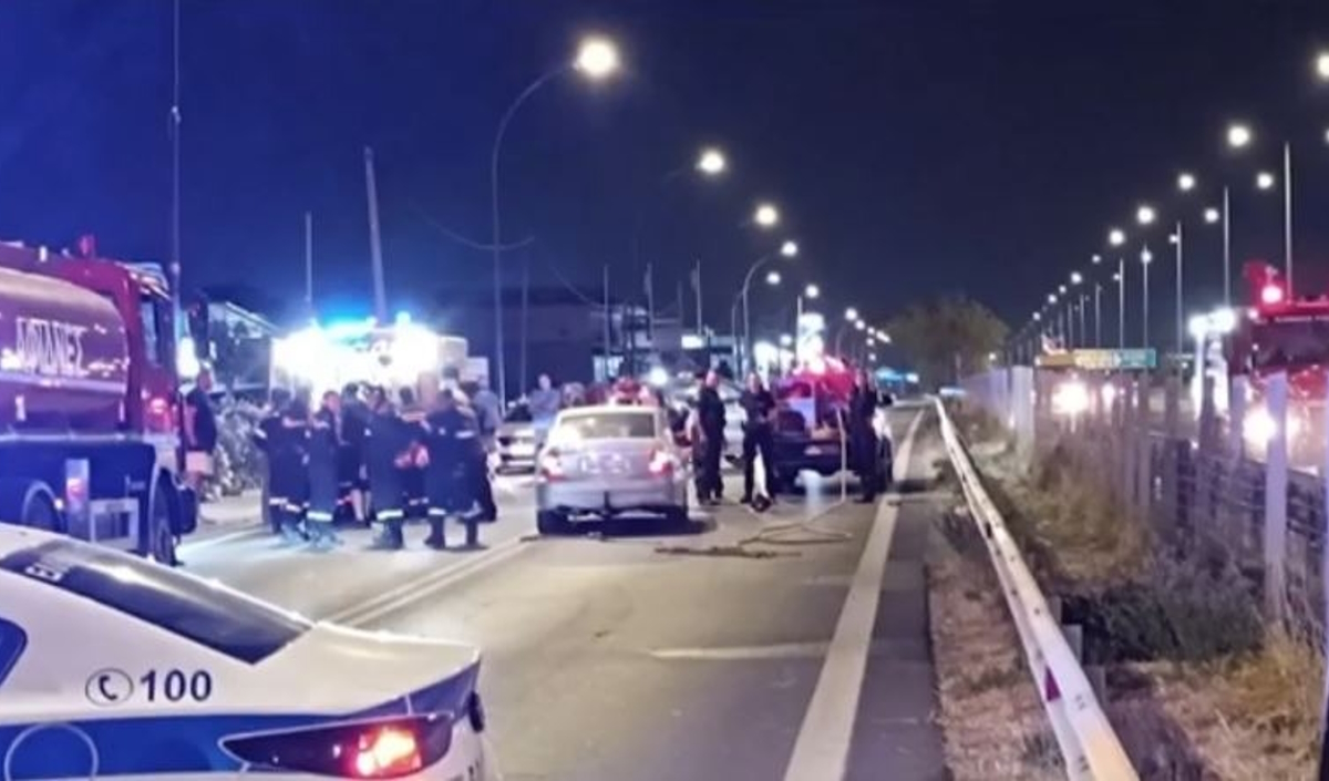 Παρασύρθηκε από ΙΧ εθελόντρια πυροσβέστης κατά τη διάρκεια κατάσβεσης
