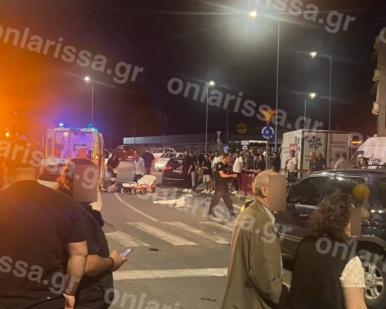 Λάρισα: Τραγωδία σε τροχαίο στον κόμβο Αγίου Γεωργίου με μία νεκρή – Σφοδρή σύγκρουση μοτοσικλέτας με 2 ΙΧ