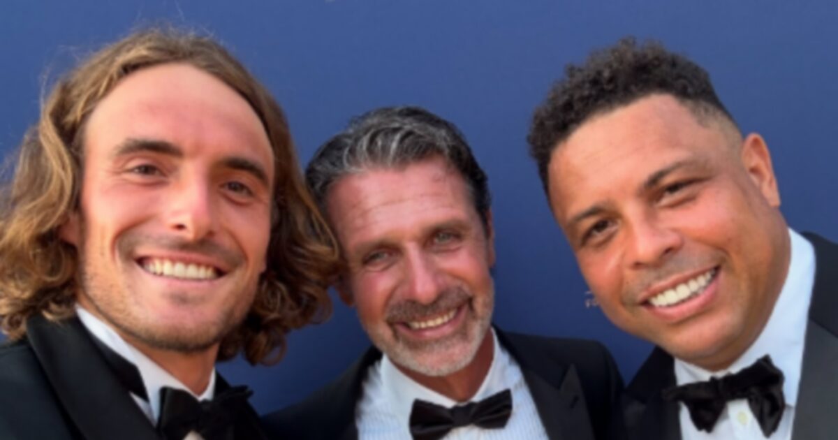 Stefanos Tsitsipas was photographed with Ronaldo – the humorous comment of Greek tennis player