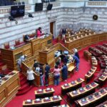 Η αίθουσα της Ολομέλειας της Βουλής