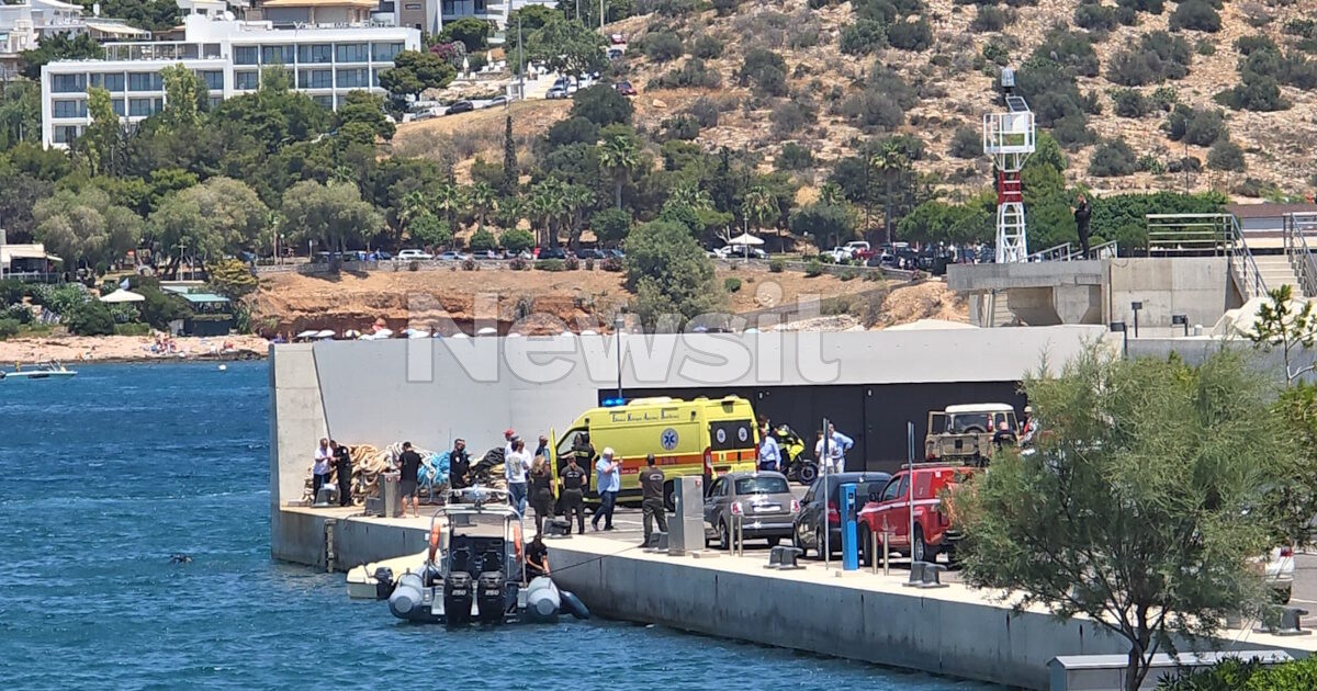 The moment helicopter falls to Marina Vouliagmeni, had taken off for Mykonos – Bodies all 5 occupants