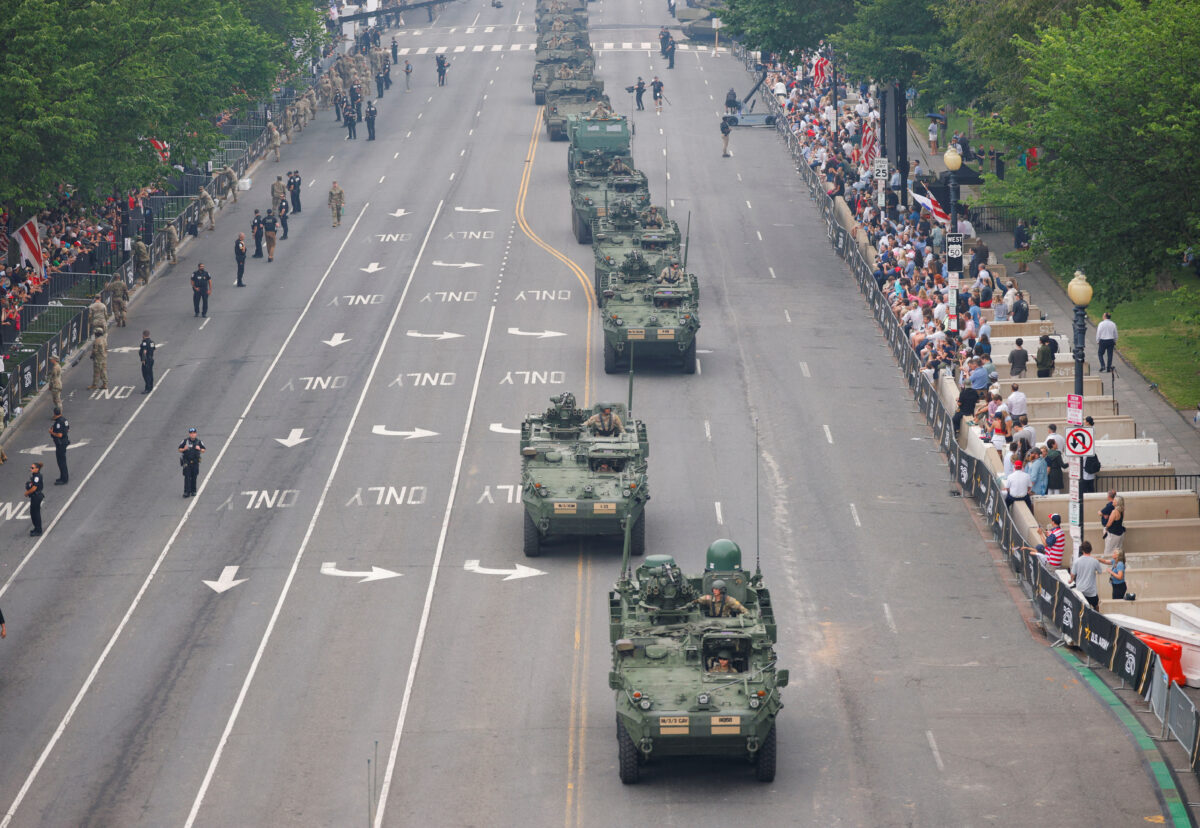 Great Military Parade in Washington