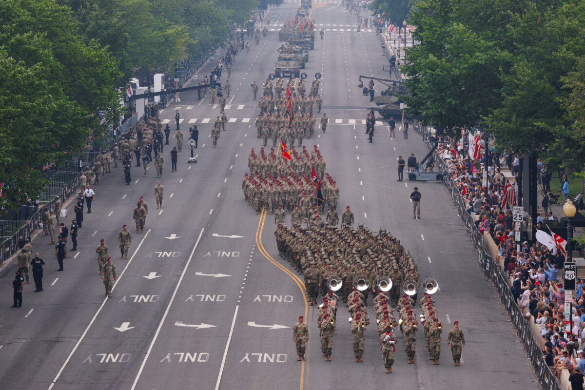 Great Military Parade in Washington