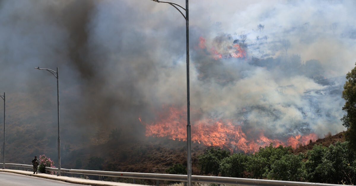 Very high risk of fire on Friday in Attica, Euboea, Laconia and North Aegean