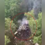 Τα συντρίμμια του αεροπλάνου An-24