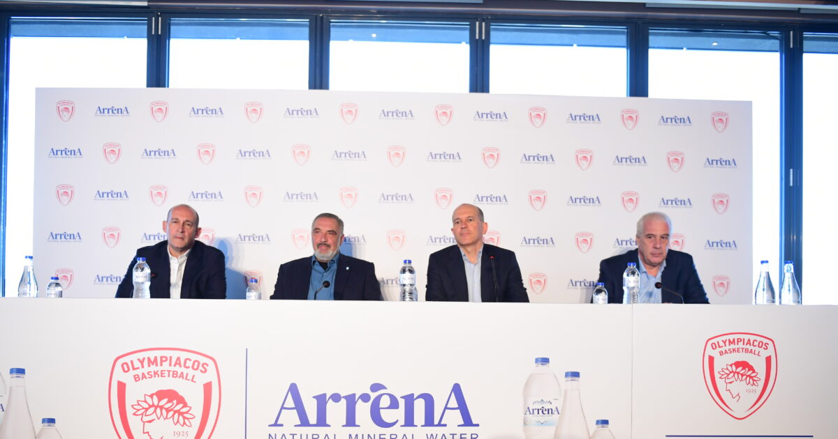 Olympiacos presented its new sponsorship deal with the Tsakos family