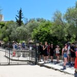 Τουρίστες στην Ακρόπολη