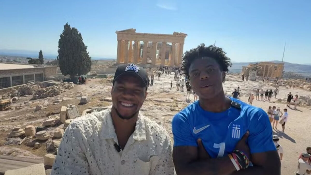 Γιάννης Αντετοκούνμπο και «Speed» έκαναν την πιο viral μετάδοση στην Αθήνα – Χαμός από τα Σεπόλια μέχρι την Ακρόπολη