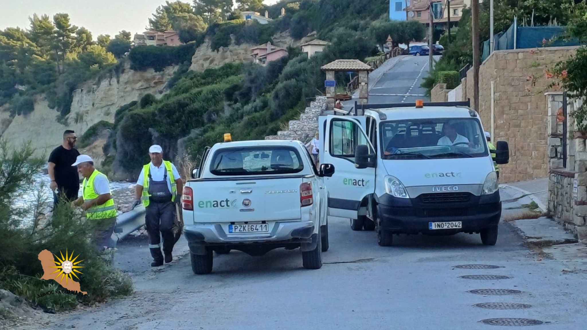 Απομάκρυνση ομπρελών από τις παραλίες της Κασσάνδρας Χαλκιδικής