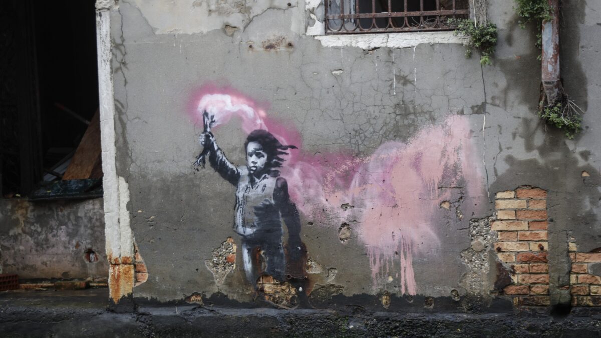 Το έργο του Banksy στη Βενετία