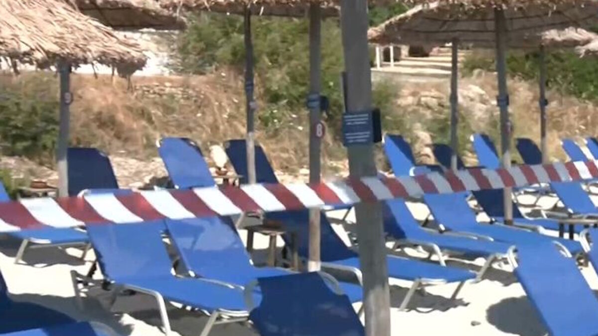 Σφράγιση beach bar της Χαλκιδικής