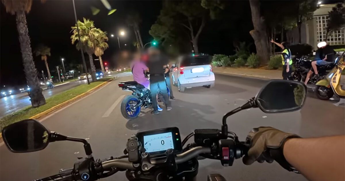 Machiners without a helmet were counting without traffic in Vouliagmeni – the episodic block