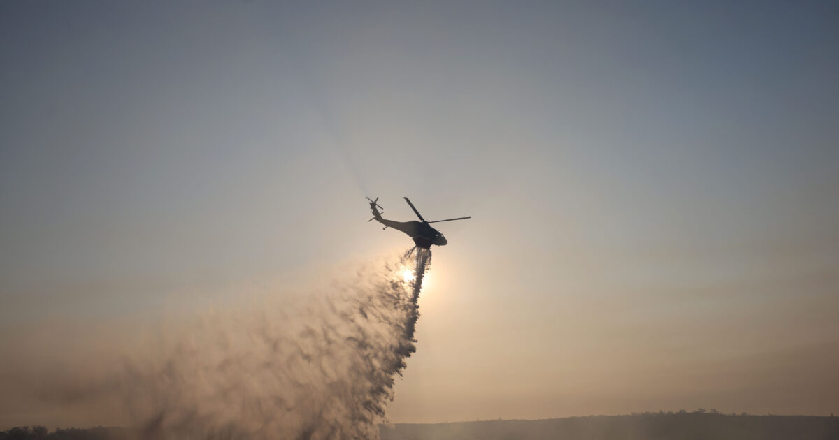 Cyprus: Fire in Aroids of Paphos – “Fire has been defined but they continue to burn dry grass”