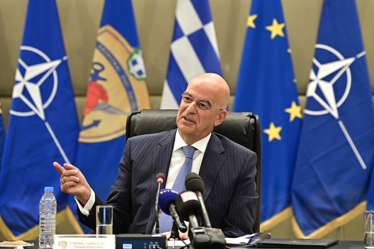 O Νίκος Δένδιας
