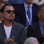 O Λεονάρντο Ντι Κάπριο στις εξέδρες του Wimbledon